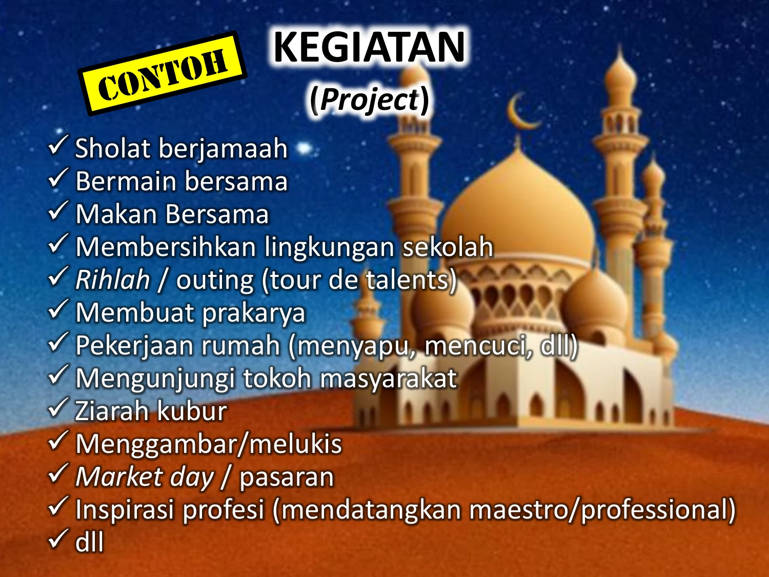 Alur Pembelajaran Berbasis Kegiatan Nyata (Project-Based Learning)