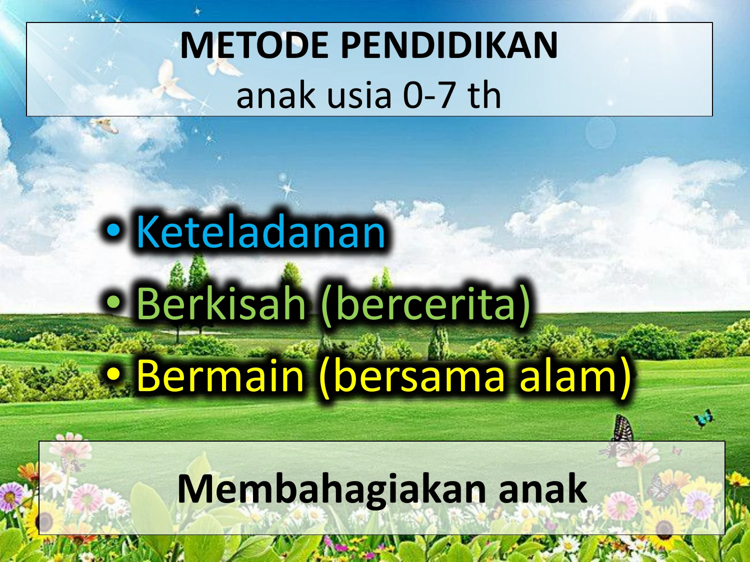 Metode Pendidikan Usia 0–7 Tahun: Pengisian Penuh Bahasa Hati
