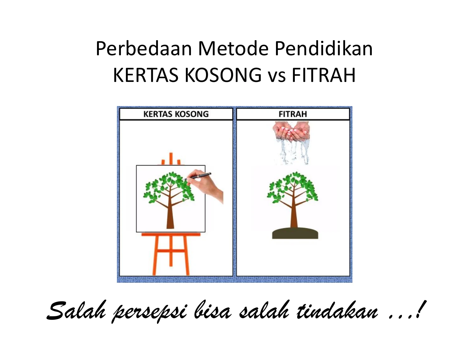 Perbandingan Paradigma: Kertas Kosong (Tabula Rasa) vs Fitrah Qur'ani