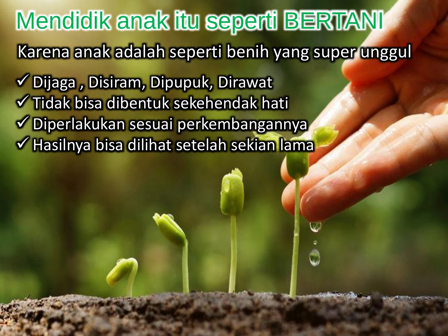 Filosofi Pendidikan Karakter: Mendidik Anak Seperti Bertani Merawat Benih Fitrah